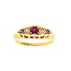 Pre Owned 18ct Ruby and Diamond Ring ZT145